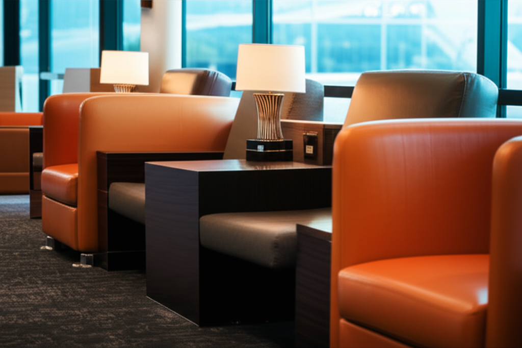 Airport lounge interior