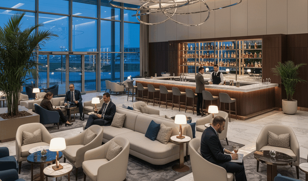 Discover the Luxurious Capital One Lounge in Dallas