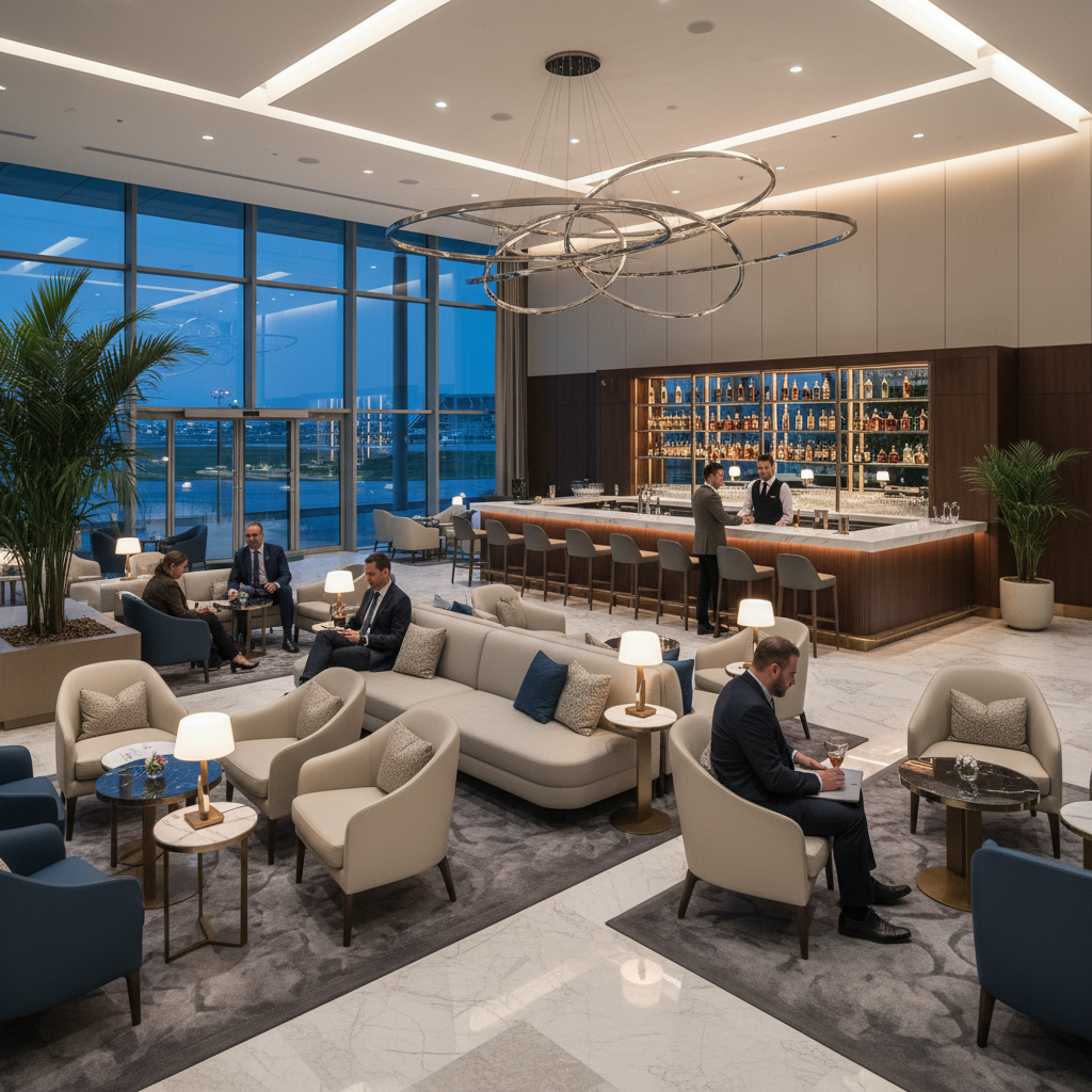 Discover the Luxurious Capital One Lounge in Dallas