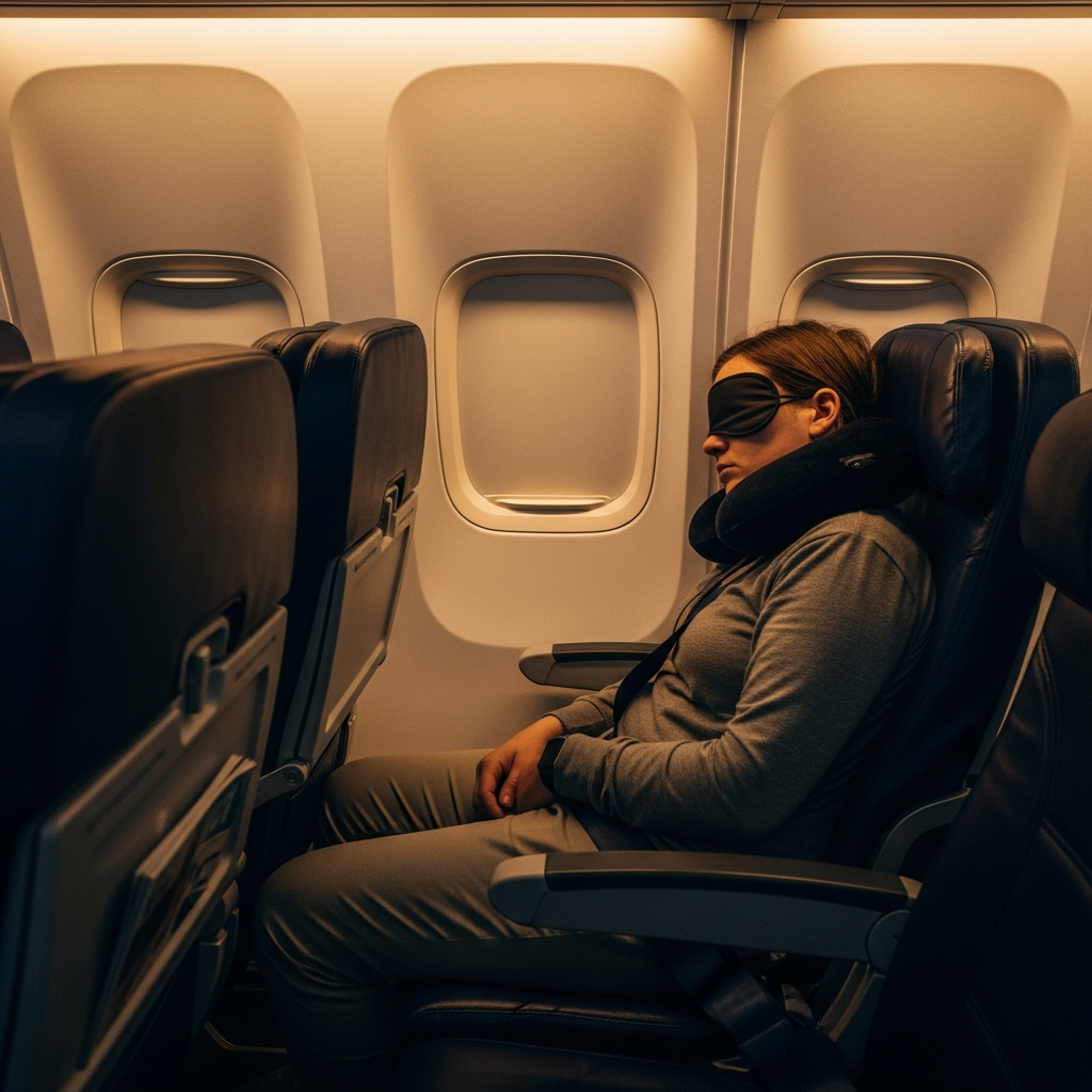 How to Actually Sleep on a Long Flight in Economy